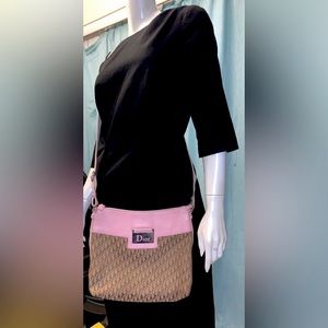 Vintage Pink Diorsissimo Crossbody Bag & Wallet